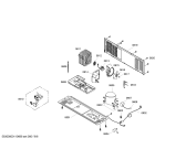 Схема №1 KAN58A704 с изображением Дверь для холодильной камеры Bosch 00246350