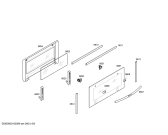 Схема №2 U1564S0GB с изображением Ручка двери для плиты (духовки) Bosch 00443443