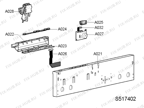 Схема №5 GSX 6966 G/1 с изображением Таймер для посудомойки Whirlpool 481290508479