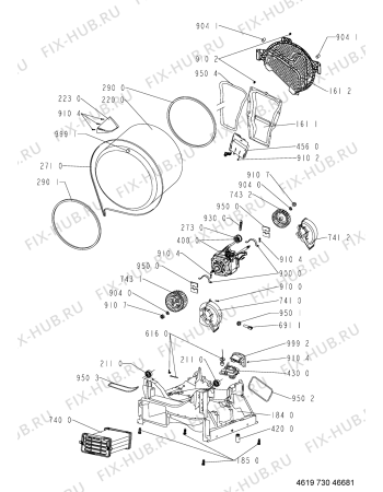 Схема №1 AZC6570 (F090196) с изображением Инструкция по обслуживанию для стиралки Indesit C00370943
