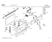 Схема №2 HBN43W320 Horno bosch indep.multif.blanc.reloj ec2 с изображением Передняя часть корпуса для духового шкафа Bosch 00441242