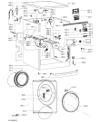 Схема №1 AWOE 71400 с изображением Модуль (плата) для стиральной машины Whirlpool 481010438076