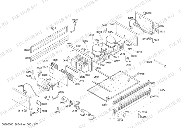 Схема №2 CI36BP00 с изображением Монтажный набор для холодильника Siemens 00669011