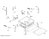 Схема №3 SGS43T92GB с изображением Передняя панель для посудомойки Bosch 00649781