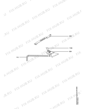 Взрыв-схема плиты (духовки) Privileg PRIV4500-M/123.960-7 - Схема узла Ventilation