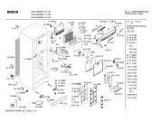 Схема №1 KSU40660NE с изображением Дверь для холодильной камеры Bosch 00243052