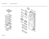 Схема №1 KIVKB24 IK328 с изображением Поднос для холодильника Bosch 00116601