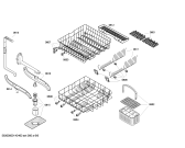 Схема №2 VVD25W05EU с изображением Передняя панель для посудомоечной машины Bosch 00670923
