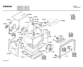 Схема №1 HB352054 с изображением Передняя часть корпуса для духового шкафа Siemens 00272308
