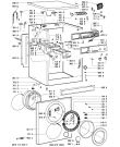 Схема №1 WAS 4740-NL с изображением Тумблер для стиральной машины Whirlpool 481228219246