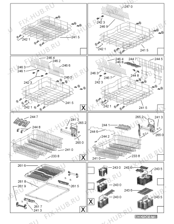 Схема №1 GSFK 6040 TR A+ WS с изображением Модуль (плата) управления для посудомойки Whirlpool 481010414915