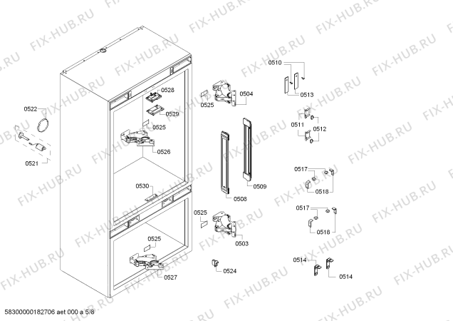 Схема №1 RY492701 Gaggenau с изображением Модуль управления для холодильника Bosch 11004208
