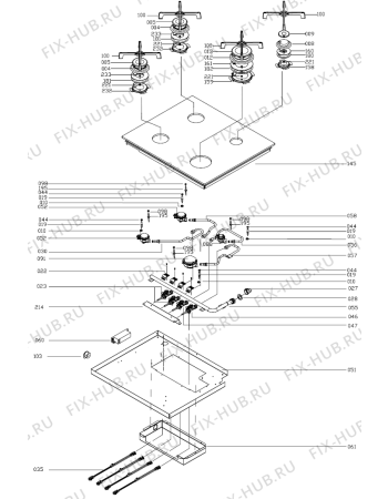 Схема №1 4633.2002 (271199, 4633.2002) с изображением Уплотнение для электропечи Gorenje 282123