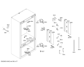Схема №5 RY491700 с изображением Монтажный набор для холодильника Bosch 00663059
