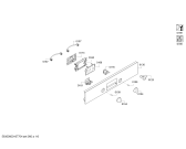 Схема №2 HBA63B151S с изображением Панель управления для плиты (духовки) Bosch 00740930