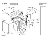 Схема №1 SGS5602CH с изображением Передняя панель для посудомоечной машины Bosch 00299263