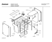 Схема №3 CG330J2 с изображением Передняя панель для посудомойки Bosch 00352364