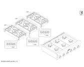 Схема №1 PCG366G с изображением Коллектор для плиты (духовки) Bosch 00683744