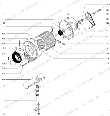 Схема №2 WDI63113HK (357621, LS6E) с изображением Модуль (плата) для стиральной машины Gorenje 385977