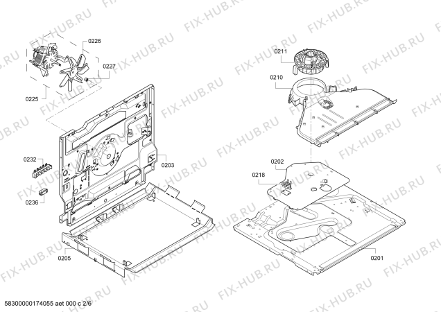 Схема №2 P1HEB63121 с изображением Фронтальное стекло для духового шкафа Bosch 00770663