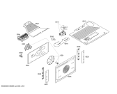 Схема №5 U1564N0GB с изображением Модуль для плиты (духовки) Bosch 00447882