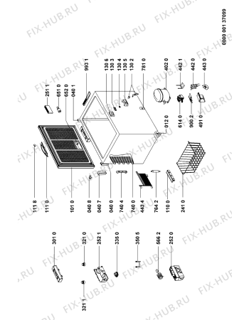 Схема №1 WCF 9 с изображением Заглушка для холодильника Whirlpool 481245819356