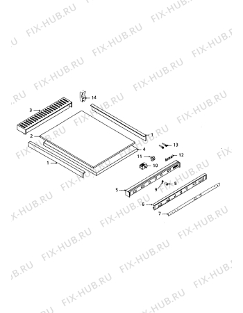 Взрыв-схема холодильника Acec SV2311 - Схема узла Freezer electrical equipment