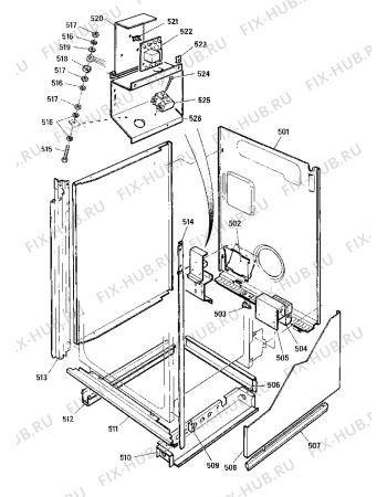 Схема №2 D120GW (F032415) с изображением Наставление для электропечи Indesit C00186170