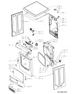 Схема №1 AWZ 650/2 с изображением Обшивка для электросушки Whirlpool 481245214595