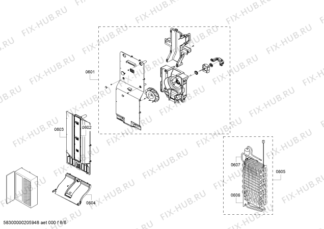 Схема №2 B20CS30SNS с изображением Ручка для холодильника Bosch 00776661