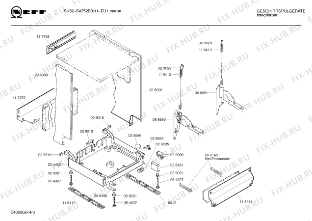 Схема №2 SR25602 с изображением Кабель для посудомойки Bosch 00273498