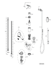 Схема №1 MM1TSPAV (F084543) с изображением Запчасть для смесителя Indesit C00309263