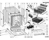 Схема №1 LI640A (F029512) с изображением Руководство для посудомоечной машины Indesit C00117466