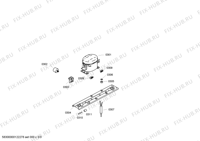 Схема №2 KGF22826TI с изображением Дверь для холодильной камеры Bosch 00245326