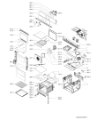 Схема №1 AKZ 679/IX/01 с изображением Обшивка для плиты (духовки) Whirlpool 481245249038