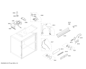 Схема №1 HSN244050W с изображением Внутренняя дверь для стерилизатора Bosch 00669297