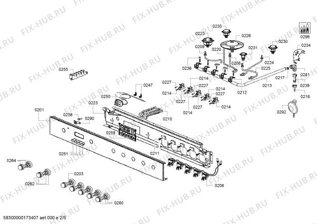 Схема №1 HSB738356M с изображением Соединительный кабель для духового шкафа Siemens 00753430