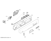 Схема №4 SGS46M42FF с изображением Передняя панель для посудомоечной машины Bosch 00664994
