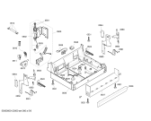 Схема №1 SGS45E18EU с изображением Столешница для посудомойки Bosch 00477499
