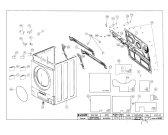 Схема №1 BLOMBERG WAF 1200 A (7121681800) с изображением Декоративная панель для стиральной машины Beko 2902500013