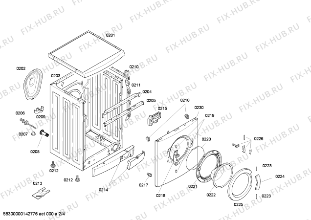 Схема №2 WM12E260FF с изображением Ручка для стиралки Siemens 00645078