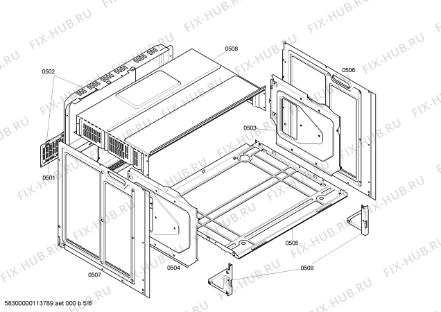 Схема №1 HEN760640 с изображением Фронтальное стекло для духового шкафа Bosch 00476872