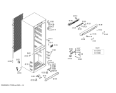 Схема №2 P1KCL3401D с изображением Дверь для холодильной камеры Bosch 00242147