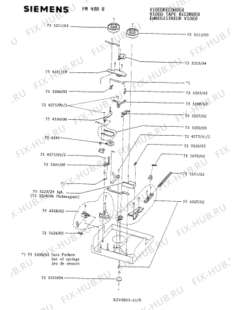 Схема №4 FM4888 с изображением Мотор для жк-телевизора Siemens 00754333