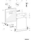 Схема №1 LTE14H211A (F077136) с изображением Панель для посудомойки Indesit C00290885