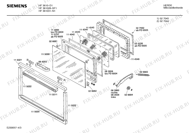 Схема №2 HF361031 с изображением Панель для микроволновки Siemens 00084562