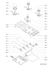 Схема №1 AKL715/IX с изображением Втулка для плиты (духовки) Whirlpool 481244039152