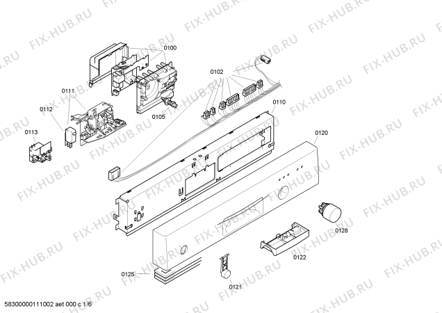 Схема №2 CG463J7 с изображением Краткая инструкция для посудомойки Bosch 00691931