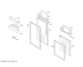 Схема №2 KIF86HD30C Bosch с изображением Крышка для холодильника Bosch 11027639