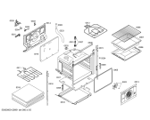 Схема №1 HSN340020E с изображением Панель управления для духового шкафа Bosch 00668293